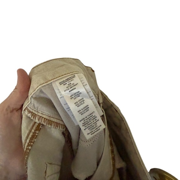 Good American NEW 90s Icon Straight Jean in Bone - Picture 3 of 8